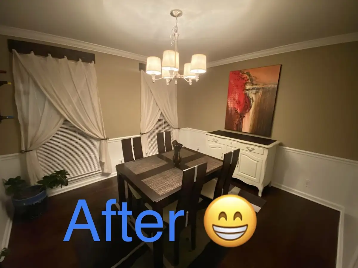 Professional dining room restoration after water damage in Addis